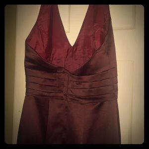 Jessica McClintock Burgundy  mermaid dress